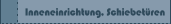 Inneneinrichtung, Schiebetüren